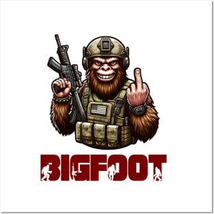 Tactical Bigfoot Posters and Art